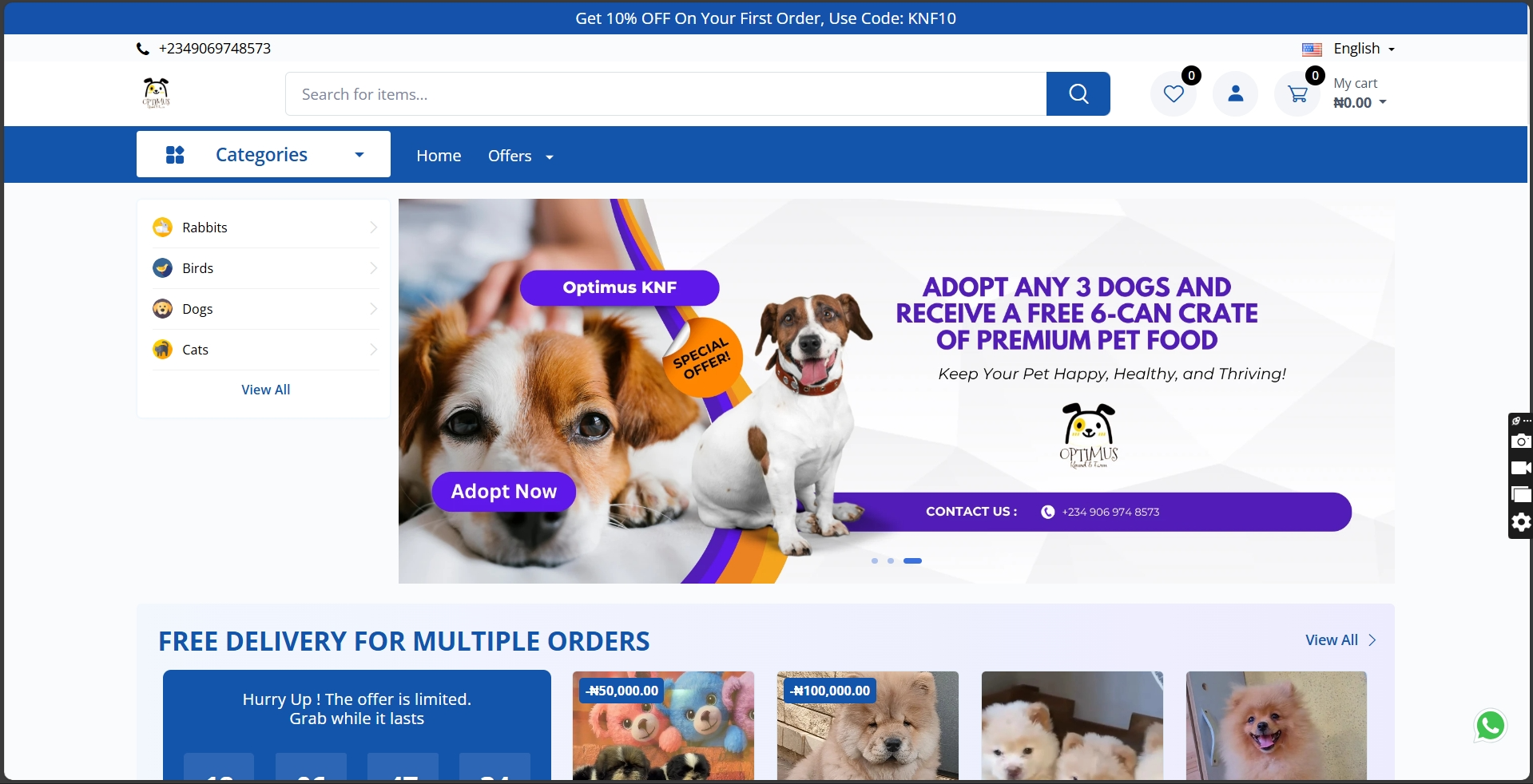 Optimus Kennels & Farms